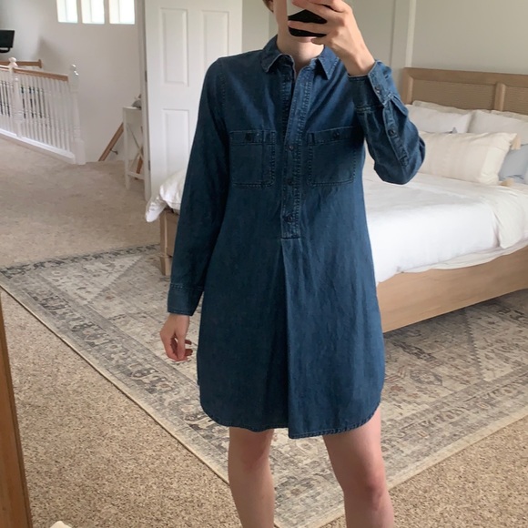 NWOT Madewell Denim Dress - Picture 1 of 4